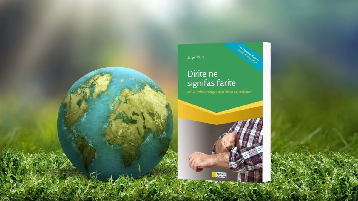 Esperanto-Buch "Dirite ne signifas farite"